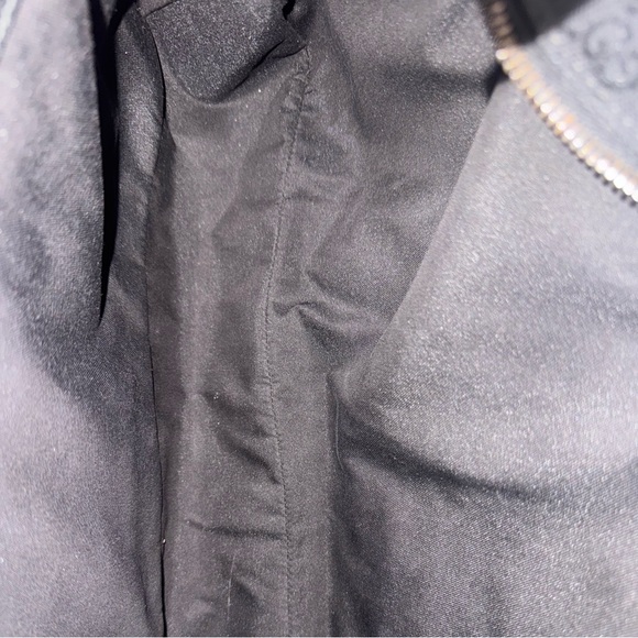 Gucci Medium Canvas GG Monogram Horsebit Black Hobo Bag - Picture 11 of 12